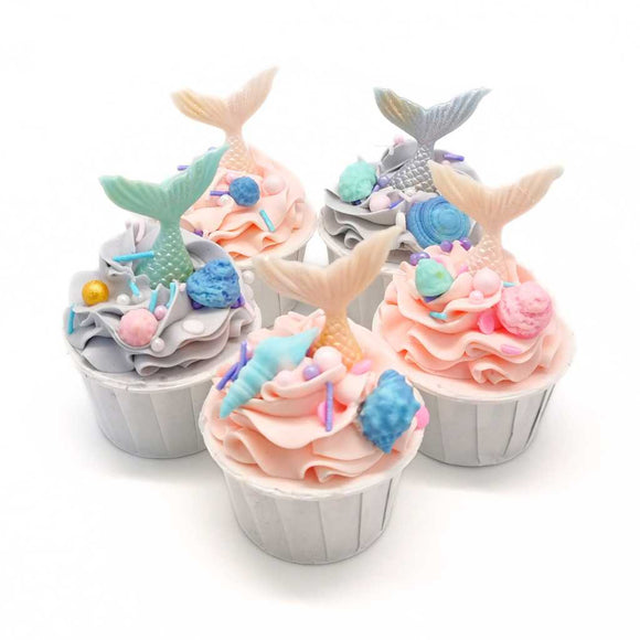 Sweetest Moments Standard Mermaid Cupcakes 5 pieces