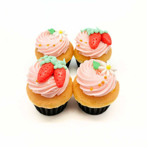 Sweetest Moments Mini Strawberry Field Cupcakes