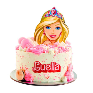 barbie cake, barbie topper, birthday cake, girly, pink cake, singapore, fun, sweet, birthday celebration