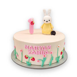 Sweetest Moments, miffy, bunny, first birthday, singapore, birthday celebration, birthday cake, bunnies, rabbit