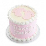 Halal-certified customised cakes by Sweetest Moments Singapore, freshly made and perfect for all occasions – from pre-school celebrations to full month, 100 days, 1st and kids’ birthdays, weddings, guo da li, corporate events, and anniversaries. Available in chocolate, vanilla, red velvet, and eggless cakes with buttercream or fondant frosting. Free delivery available. baby cake, baby girl, pink