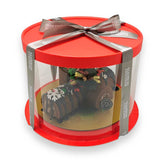 The Classic Christmas Log Red Box