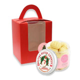 The Yuletide Cookie Tins Melting Butter with Red Box
