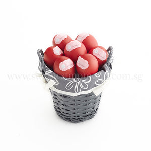 AC15 Bountiful Red Eggs Basket sweetest moments medium 28 eggs full month celebration