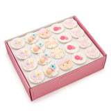 CF06 Jolly Beanie sweetest moments standard cupcake moist chocolate full month girl pink box of 20