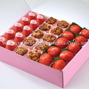 AC14 Traditional Treats 3 Tea Party Sets Sweetest Moments Good Luck Red Eggs Glutinous Rice Ang Ku Kuehs