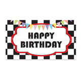Flag Topper Cake Race Track Personalised Message Well-Wishes Sweetest Moments