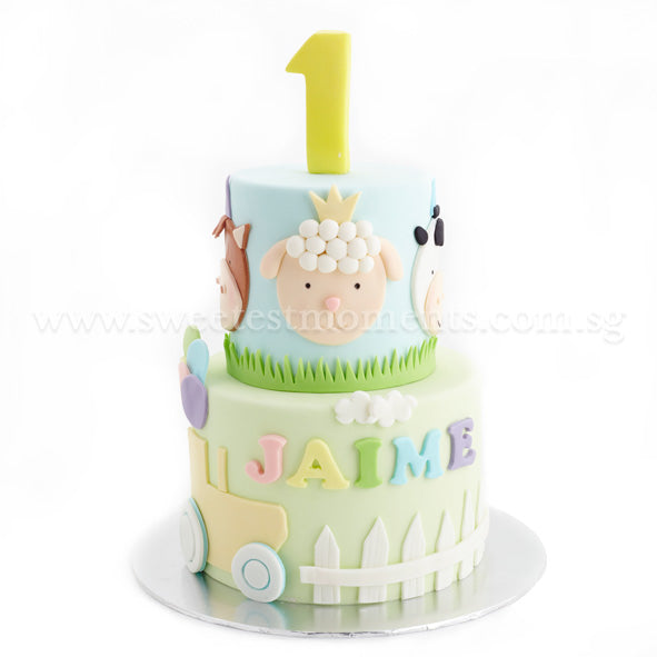 Buy Party With Farm Animals Cake| Online Cake Delivery - CakeBee