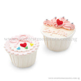 CFT04 Crown & Bib Sweetest Moments Full Month Standard Cupcake Buttercream Fondant Twin Packed Door Gifts