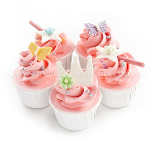 CK06 Princess Theme Sweetest Moments Birthday Standard Cupcake Buttercream Pink