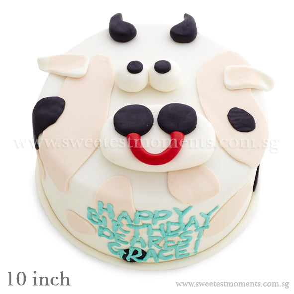 Moo! Cow Birthday Cake | janehuntley