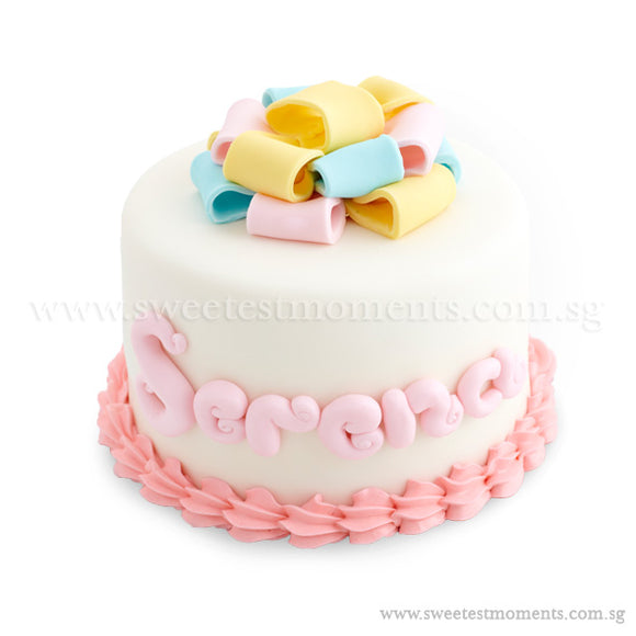 CKR15 Unwrap The Present Sweetest Moments Birthday Cake Fondant
