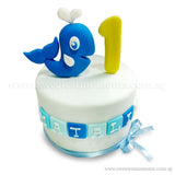 CKR30 Loving Dolphin Sweetest Moments Birthday Cake Fondant