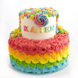 CKR35 Magical Fairytale Sweetest Moments Birthday Cake Buttercream 2-Tier