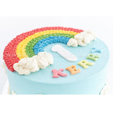 CKR36 Rainbow In The Clouds Sweetest Moments Birthday Cake Buttercream