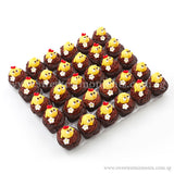 CM10 Mini Chicky Chicks Sweetest Moments Full Month Mini Cupcake Buttercream Fondant Box of 30