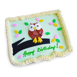 CMP04 Owl Sweetest Moments Birthday Pull Apart Mini Cupcake Buttercream