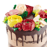 CRR01 Rustic Floral Sweetest Moments Birthday Cake Buttercream