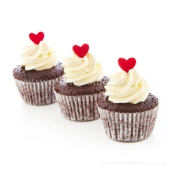 CWM01 Sweetheart Full Month Birthday Wedding Corporate Mini Cupcakes Buttercream Sweetest Moments