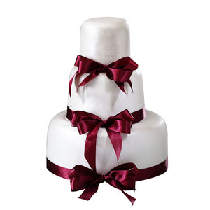 CWR03 Elegantia Sweetest Moments Wedding Cake Fondant 3-Tiered
