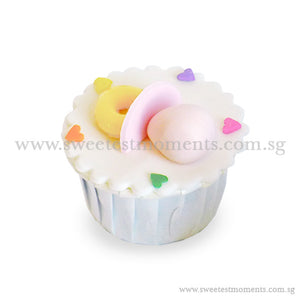 CFI02 Pacifier Sweetest Moments Full Month Standard Cupcake Individually-Packed Door Gifts