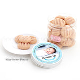 KT Personalised Premium Celebration Cookies Sweetest Moments Full Month Birthday Door Gifts Silky Sweet Potato Baby Boy Blue