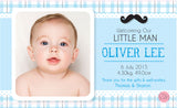 Personalised BabyCards for Boys Sweetest Moments Little Man BabyCard