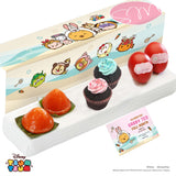 Sweetest Moments PP09 Relish De Petit Full Month Package Tsum Tsum Bunny with Tsum Tsum Girl Card - Ang Ku Kuehs, Mini Cupcakes, Goodluck Red Eggs