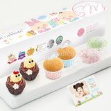 PP13C Happy De Petit Full Month Package Sweetest Moments Mini Chicky Chick Mini Muffin Mochi Baby Block Box