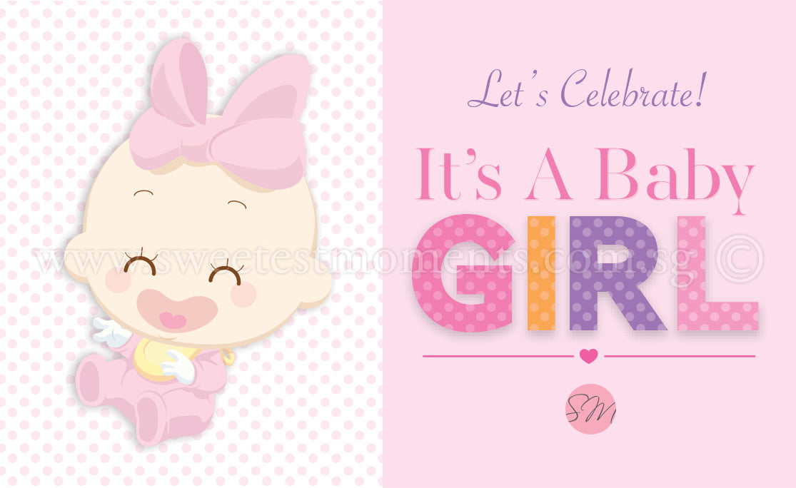 Baby Function Card Standard BabyCards (no personalisation) – Sweetest Moments Singapore