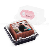 BTI02 Personalise Say It With Brownies (Individually-Packed) Sweetest Moments Thank You Edible Image Door Gifts Wedding