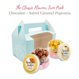 Twin Pack Popcorn (Salted Caramel + Chocolate) Redemption