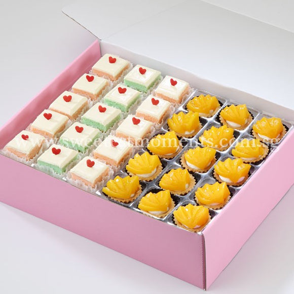AC08 Modern Treats 5 Tea Party Sets Sweetest Moments Peachy Tarts Pastel Cubes