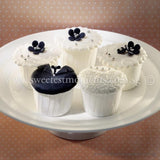 CW01 Bride & Groom Sweetest Moments Wedding Standard Cupcake Fondant