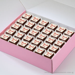 BTS01 Say It With Brownies Tea Party Sets Sweetest Moments Edible Image Thank You Corporate