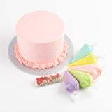 DIY02 DIY Cake Set sweetest moments moist chocolate red velvet handcraft piping bags mini sprinkles pink cake