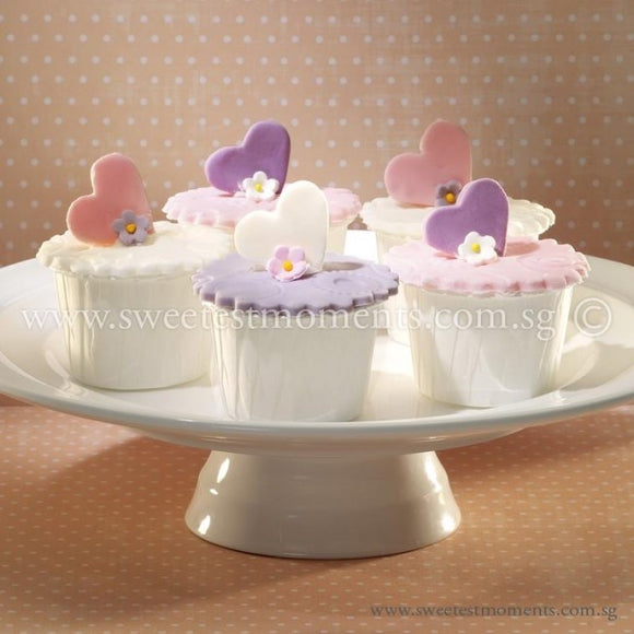 CW05 Spring Love Sweetest Moments Wedding Standard Cupcake Fondant